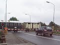 STAR-Museumszug überquert Bahnübergang STAR-Museumszug überquert Bahnübergang