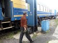 Pitstop train Kiev - Vienna wheel change