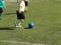 7 year old soccer star with great footwork!