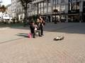Streetmusicians at the Vorosmarty in Budapest