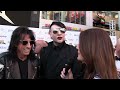 frankie divita from 96.7 kcal rocks interviews alice cooper and marilyn manson on the black carpet at the 2013 revolver golden gods awards in los angeles. th...
