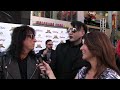 frankie divita from 96.7 kcal rocks interviews alice cooper and marilyn manson on the black carpet at the 2013 revolver golden gods awards in los angeles. th...