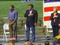 Barack Hussein Obama refuses to salute US flag