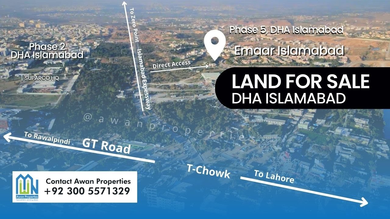 Land For Sale | Emaar DHA Islamabad | DHA Islamabad Phase 5 -  Awan Properties