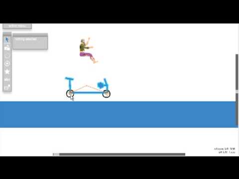 how to make a vehicle in happy wheels