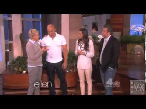 Vin Diesel - Vin Diesel on the Ellen Show April 2013 visit www.VinXperience.net for more news, pictures and video of Vin Diesel.