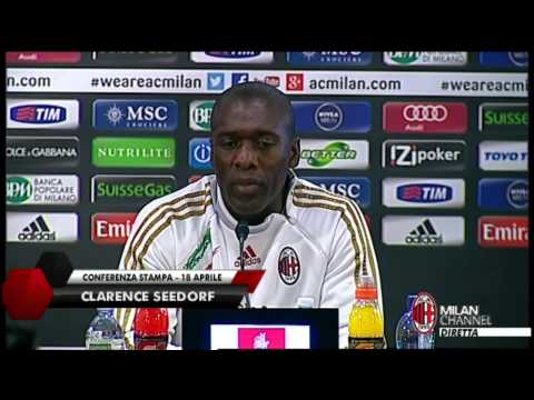 AC Milan | Seedorf: 'Europa League a tutti i costi' (with subtitles)