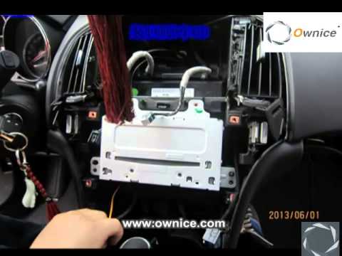 How to install the Car DVD Player GPS navigation for Buick step by step by ownice