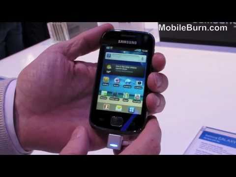 Samsung Galaxy Gio live video demo