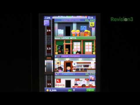 Tiny Tower - Jon Q takes a look at a pixellated Sim City-ish game that won the title of iPad