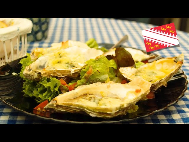 Gebackene Austern wie im Elsass: Käse-Knoblauch-Kräuterbutter-Rezept