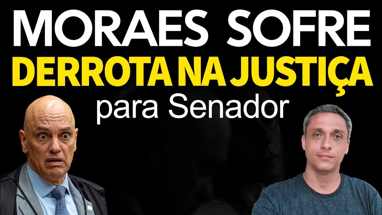 MORAES SOFRE DERROTA - Juiz herói rejeita ação da família de Moraes contra Senador