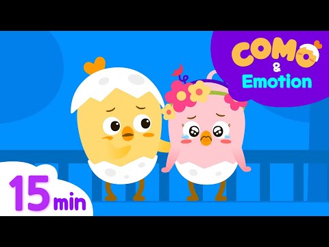 Como and Emotion | Feelings and Emotions | Sad + More Episode 15min | Learn Emotion