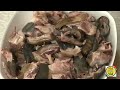 Goat head curry
