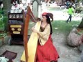 Bristol Renaissance Faire - Harp Player Sarah Mullen