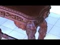 Hand carved LION CONSOLE
