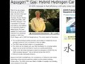HHO Aquygen hybrid vehicle