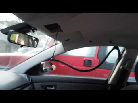 How to take the headliner roof out of a mazda 3 2006 sedan