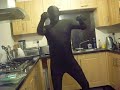 Ben in a morph suit