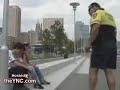 Pissed off Cop vs. a Kid that won\