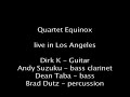 Quartet Equinox Solista