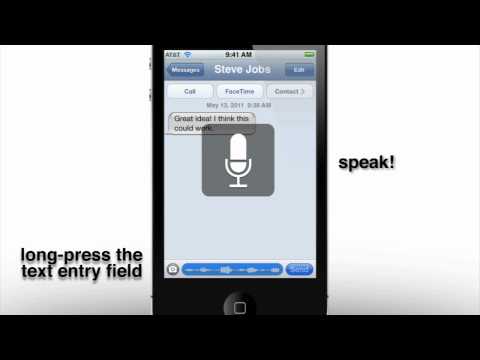 0 Concepto de reconocimiento de voz para iOS 5