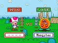 good news! i finally have the lag issue resolved. so there should be no more problems for here on. toad continues to tangle with the orange fur creature, mangylox. afterwords, he finally makes it to the castle. it's now down to the final four, with a little elf creature that stands in toads way.