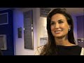 demi moore has posted a picture on twitter of herself posing in just a bikini for her three-million followers to see. . submit your videos at itn.co.uk . follow us on twitter at twitter.com .
