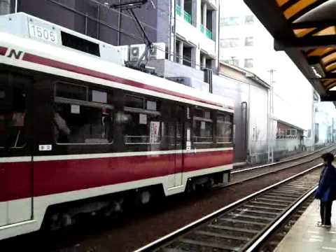 長崎電気軌道1500形1505　松山町発車