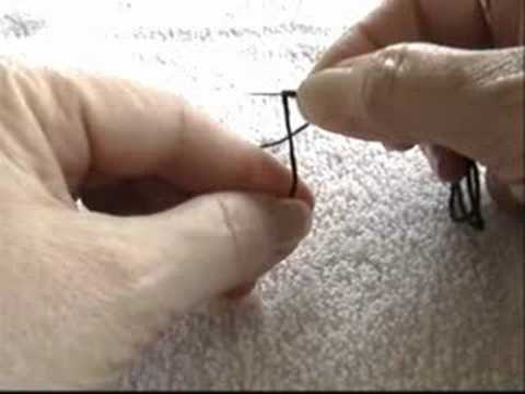 how to fasten off sewing