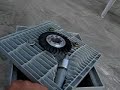 My micro turgo turbine and car alternator