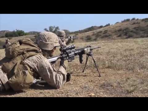 Marines Execute Live Fire Maneuver Training