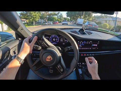 2025 Porsche 911 Carrera T Cabriolet - POV Test Drive (Binaural Audio)
