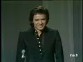 19 avril 1975 sophie daumier, guy bedos avec la participation de pierre mondy et mich�le luccioni, interpr�tent un sketch 