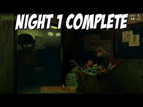 ITS HERE!! | Five Nights At Freddys 3 | Gameplay Walkthrough Part 1 Night 1 Complete