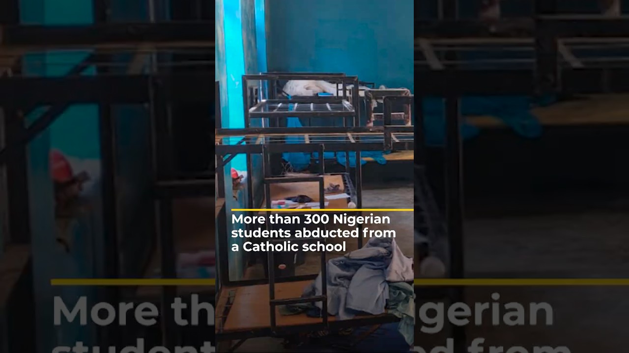 More than 300 Nigerian students abducted from a Catholic school