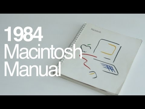 macintosh - A look at a really interesting piece of computer history, the Original 1984 128k Macintosh user manual.