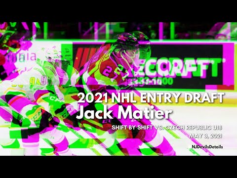 2021 NHL Draft | Jack Matier (#27) Shift by Shift vs. Czech Republic U18, May 3, 2021