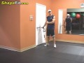 Using resistance bands is a great way to get a quick and portable workout. You can purchase these bands at www.shapefit.com