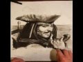 Jack Sparrow - Johnny Depp sketch / drawing