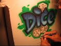 Airbrushed t-shirt with a name