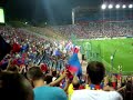 Atomsfera peluzele striga STEAUA si tribunele Victorie