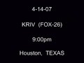 NightLight Sugar Land 04/14/07 Coverage - Fox26 9PM