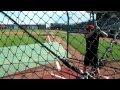 Jason Giambi Takes Batting Practice on 8-8-2011 before a Sky Sox game