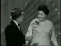 from the 1960s tv show hollywood palace: host jimmy durante introduces guest star mrs. elva miller, and they perform 