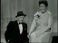 from the 1960s tv show hollywood palace: host jimmy durante introduces guest star mrs. elva miller, and they perform 