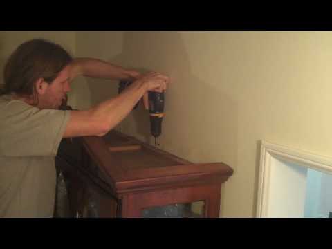 how to fasten bookcase to wall
