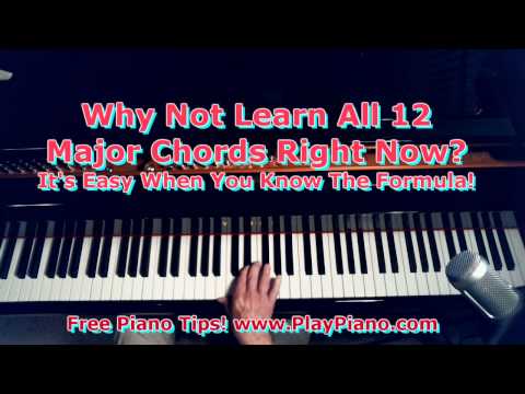 how to know piano chords