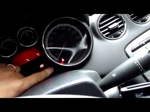 Peugeot 308 – How to reset service interval display
