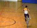 lady on bike